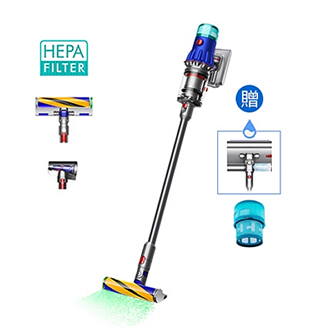 Dyson V12 Detect Slim  ™ Fluffy 輕量無線吸塵器(贈洗地配件組)
